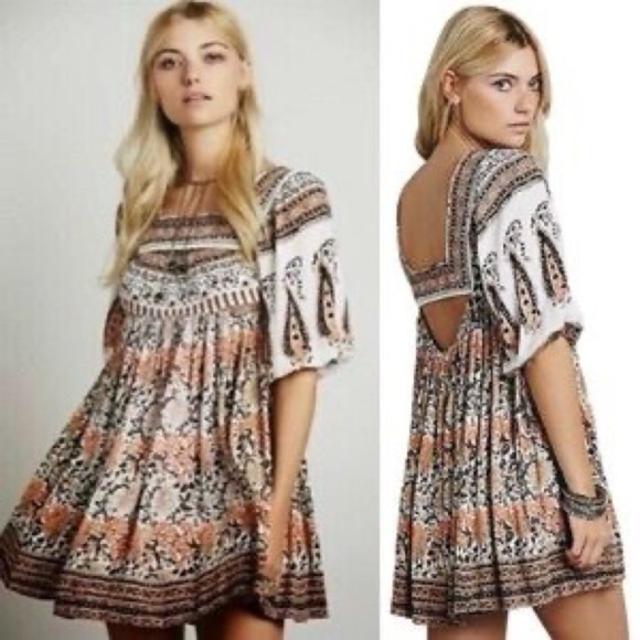Free People Women Boho MidSummer Dream Dress Size: Small - Picture 6 of 8
